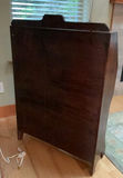 Dark wood secretary desk with drop-front writing surface - thumbnail 4 of 8