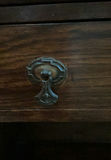 Dark wood secretary desk with drop-front writing surface - thumbnail 7 of 8