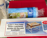 Quilter's Floor Frame with Batting and Fabric - thumbnail 1 of 5