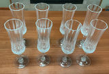 Crystal glassware: champagne flutes and a cut-glass bowl - thumbnail 2 of 5