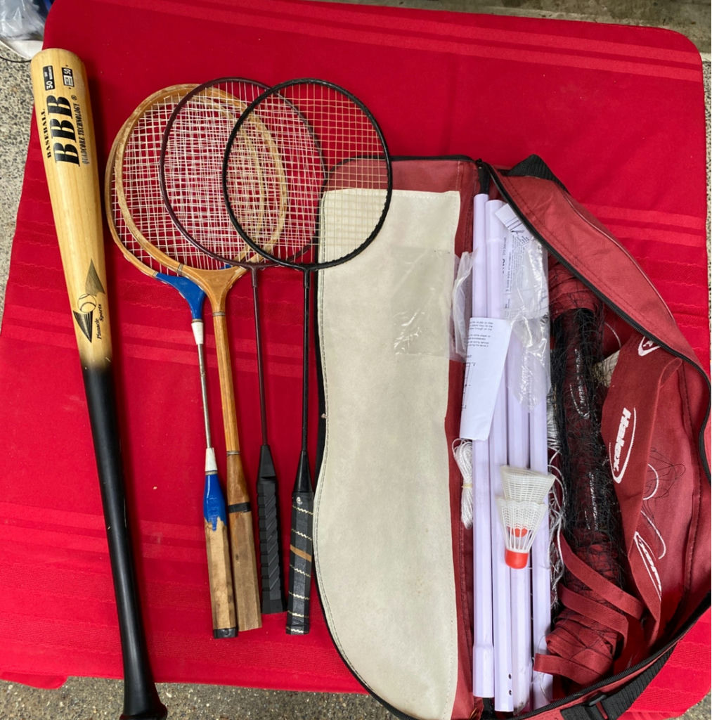 Badminton Set and Baseball Bat  - image 1 of 6
