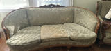 Vintage Upholstered Three-Seat Sofa - thumbnail 1 of 3