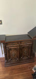 Wooden Cabinet with Glassware Storage - thumbnail 2 of 4