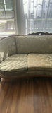 Vintage Upholstered Three-Seat Sofa - thumbnail 2 of 3