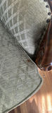 Ornate Upholstered Wingback Armchair - thumbnail 5 of 6