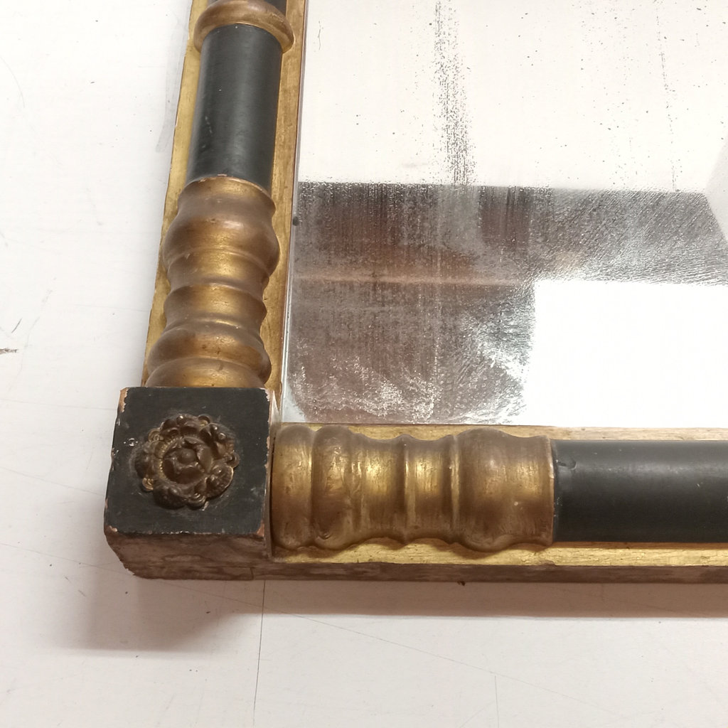 Antique Federal Reverse Painted Mirror - image 3 of 11