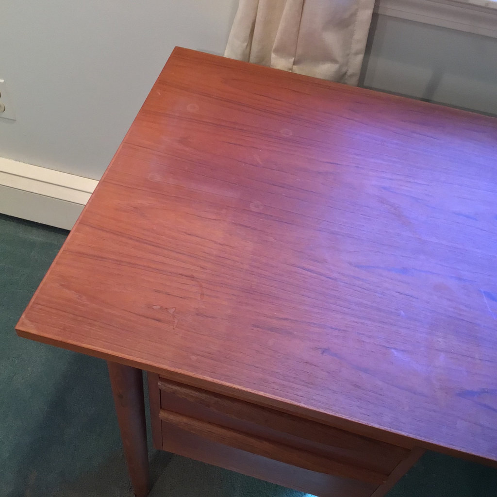 Danish Modern Teak Desk & Chair - image 2 of 13