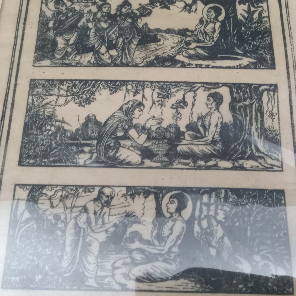 Tibetan Buddha Unframed Woodcut - image 6 of 11