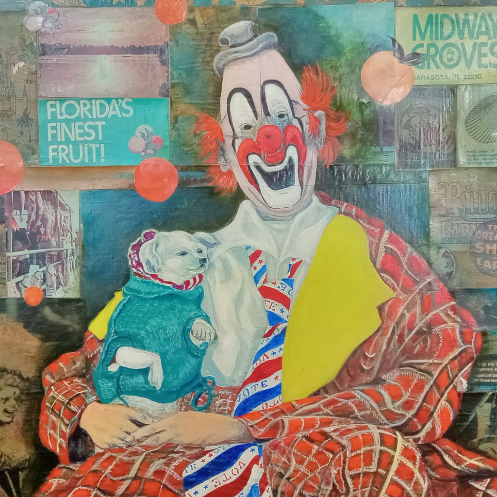 The Clown/Tribute to Lou Jacobs Collage by Moore - image 1 of 17