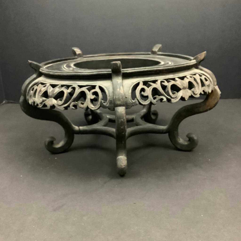 Antique Famille Rose Bowl w/ Stand - image 8 of 10