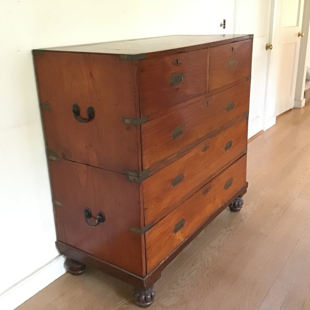 Vintage 2-Piece Campaign Chest - image 2 of 12