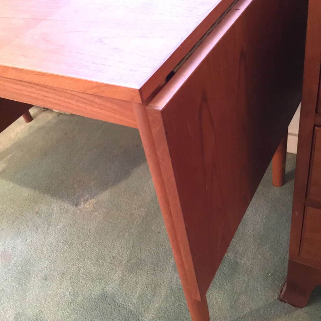 Danish Modern Teak Desk & Chair - image 4 of 13