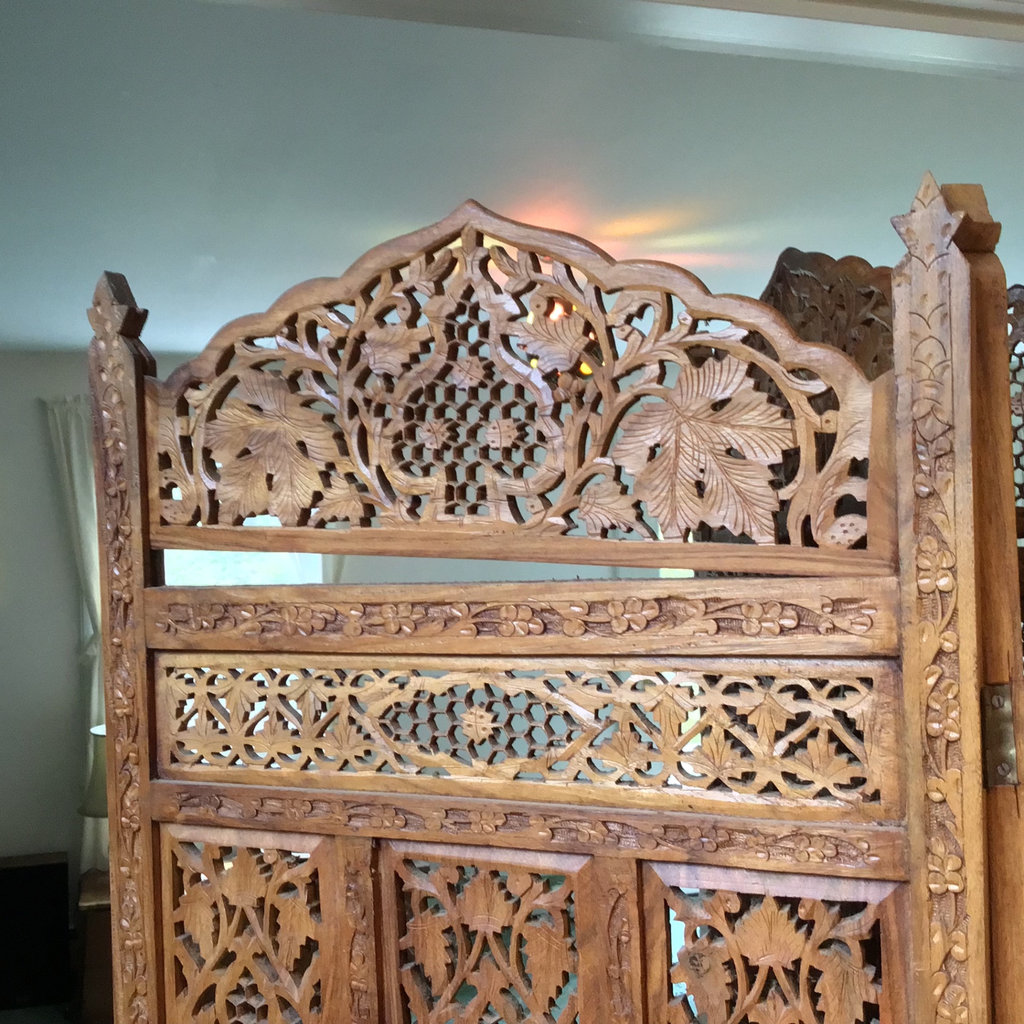 Wooden Carved Moroccan Screen - image 6 of 6
