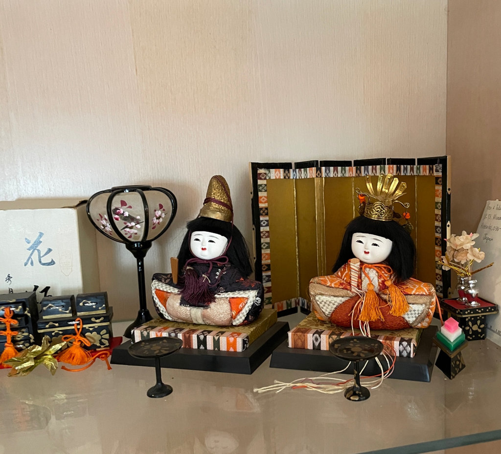 Japanese Kimekomi Doll Tableau - image 4 of 4