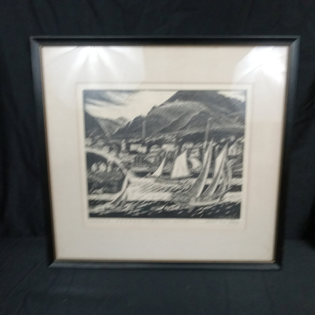 Carrol Thayer Berry Framed Wood Engravngs - image 3 of 15