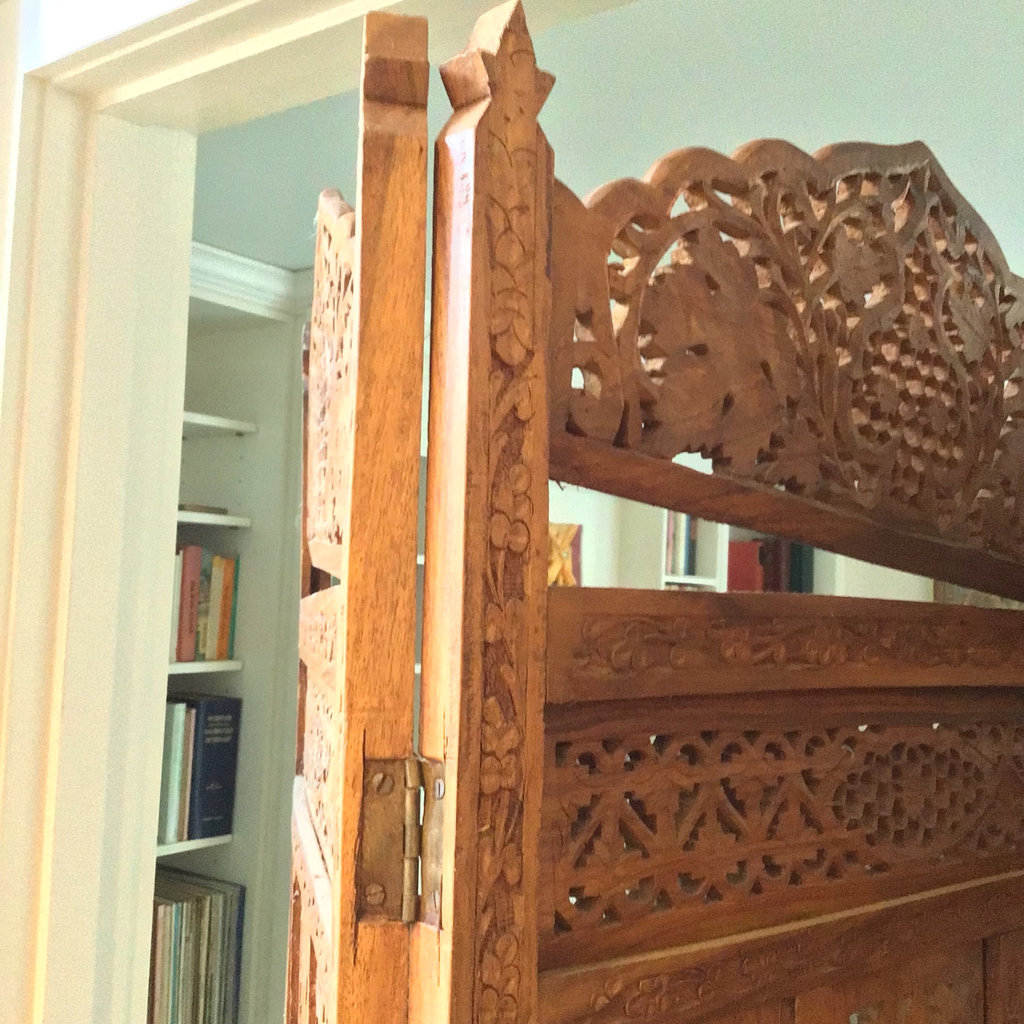 Wooden Carved Moroccan Screen - image 5 of 6