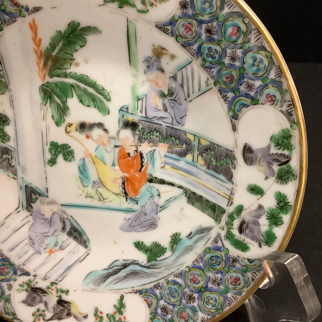 Small Imari Bowl and Asian Plate - image 8 of 9