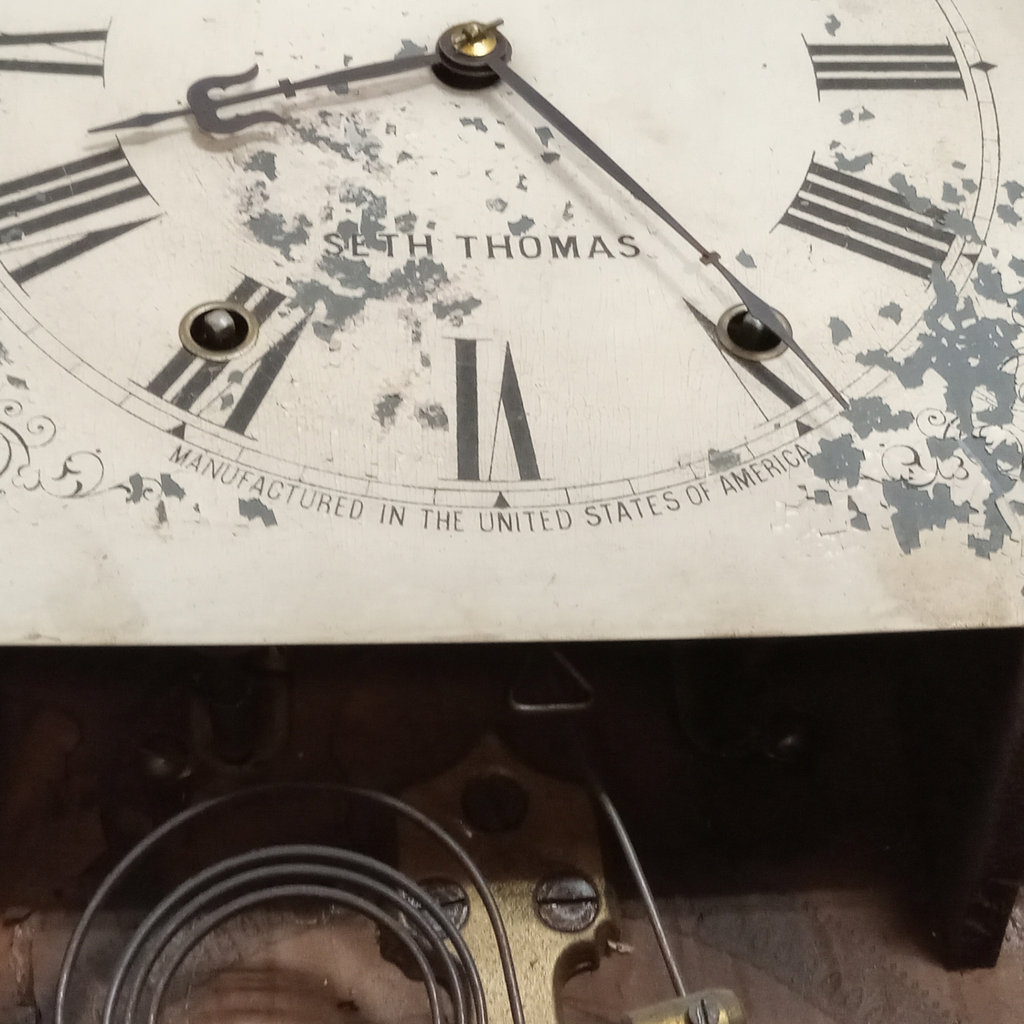 Antique Seth Thomas Eight Day Wall Clock - image 17 of 18