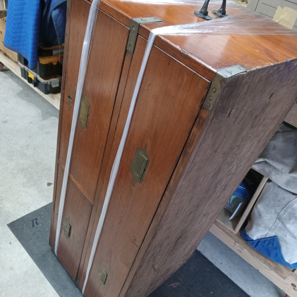 Vintage 2-Piece Campaign Chest - image 10 of 12
