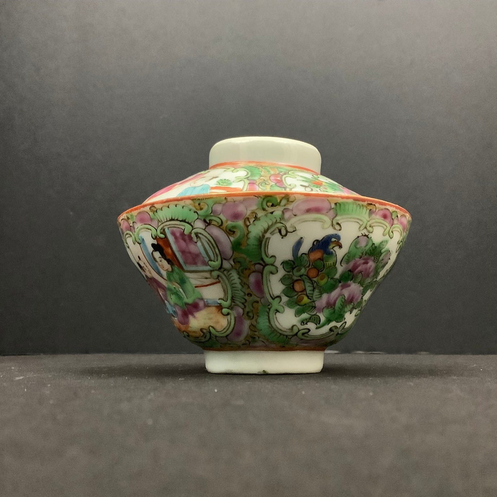 Late 1800s Rose Medallion Dishes - image 7 of 14