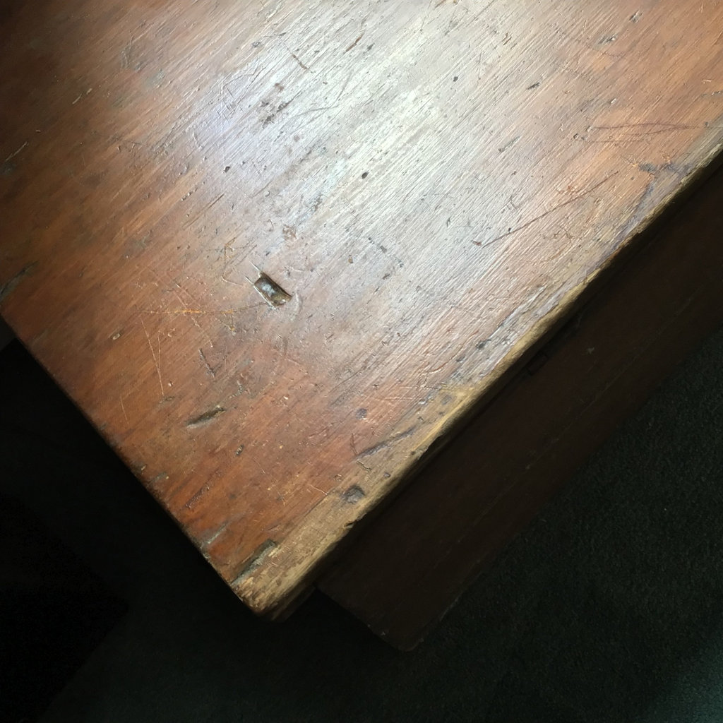 Antique Wooden Chest - image 3 of 6