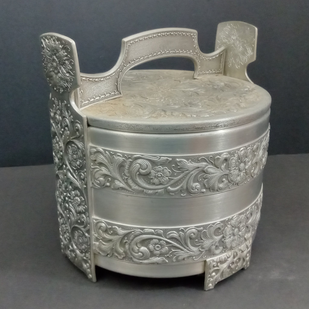Norwegian EIK Pewter Tine Box - image 3 of 10