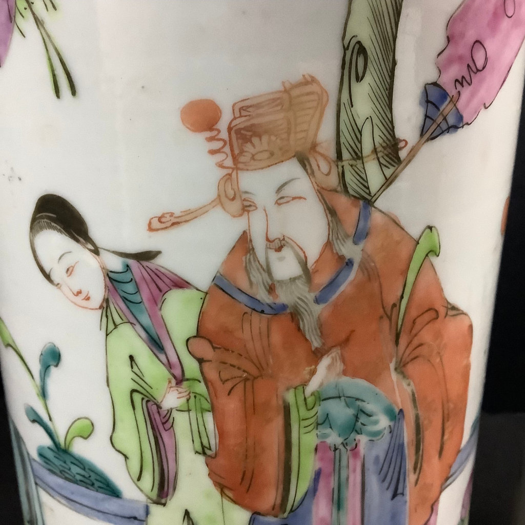 Tall Chinese Vases - image 4 of 10