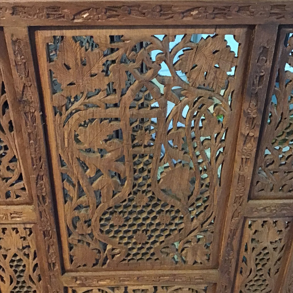 Wooden Carved Moroccan Screen - image 4 of 6