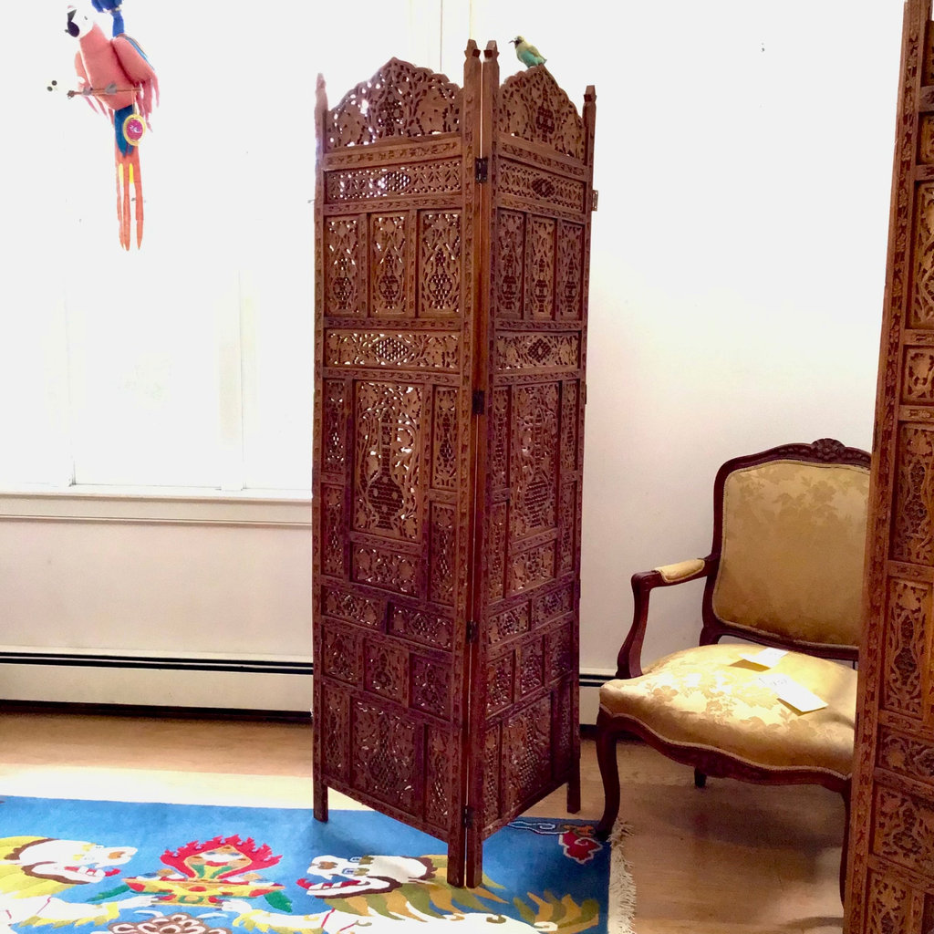 Wooden Carved Moroccan Screen  - image 1 of 9