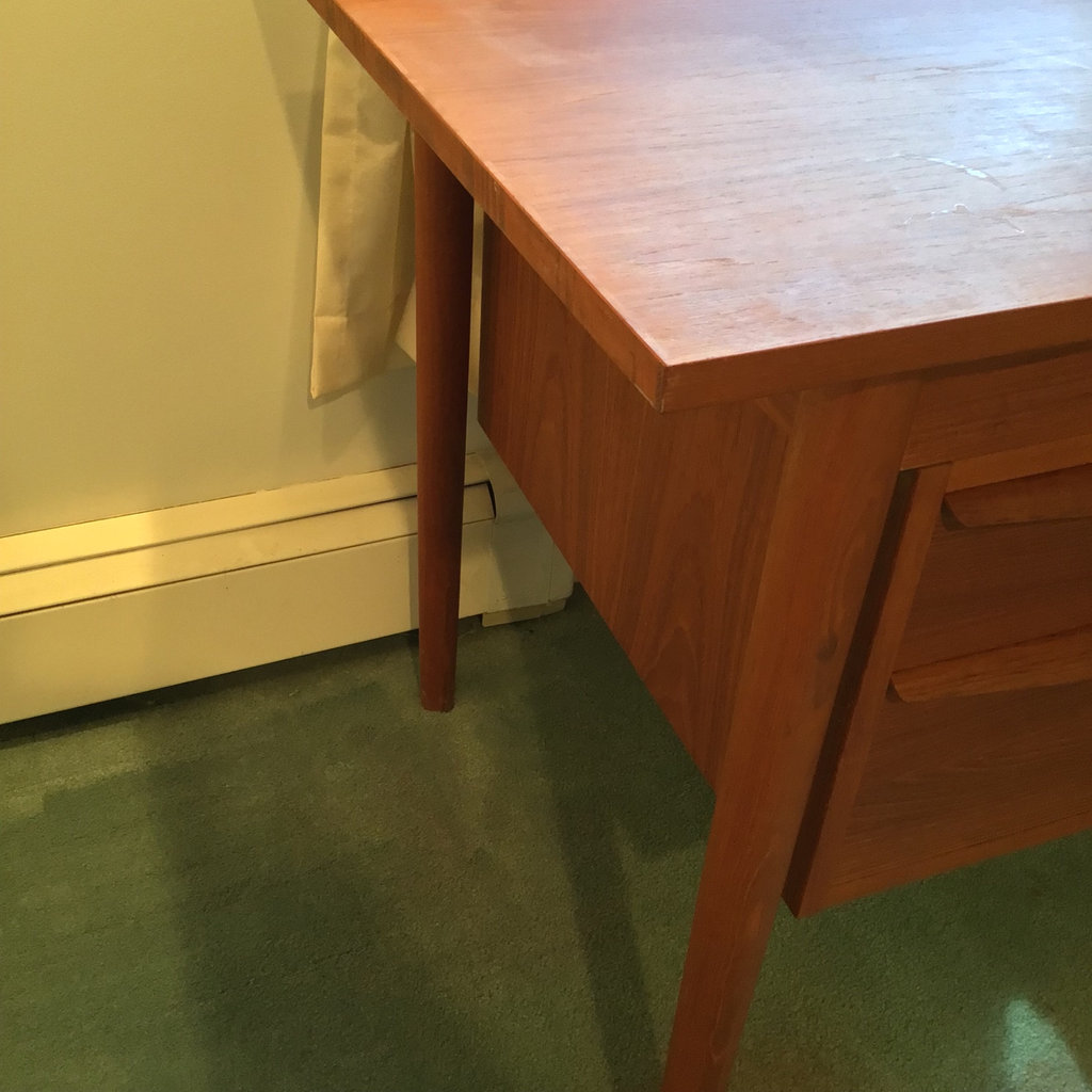 Danish Modern Teak Desk & Chair - image 5 of 13