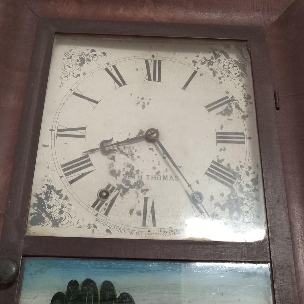 Antique Seth Thomas Eight Day Wall Clock - image 5 of 18