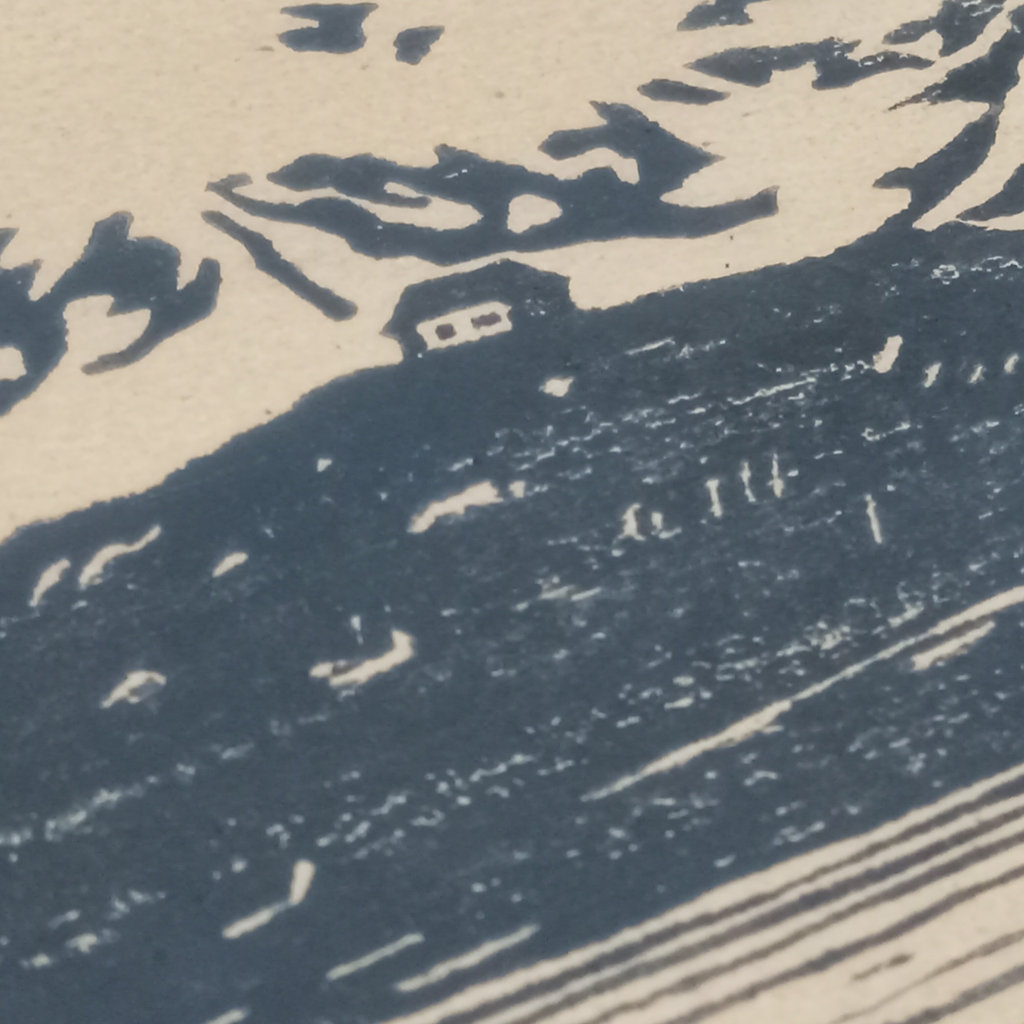 Savio Framed Woodblock Print - image 4 of 9