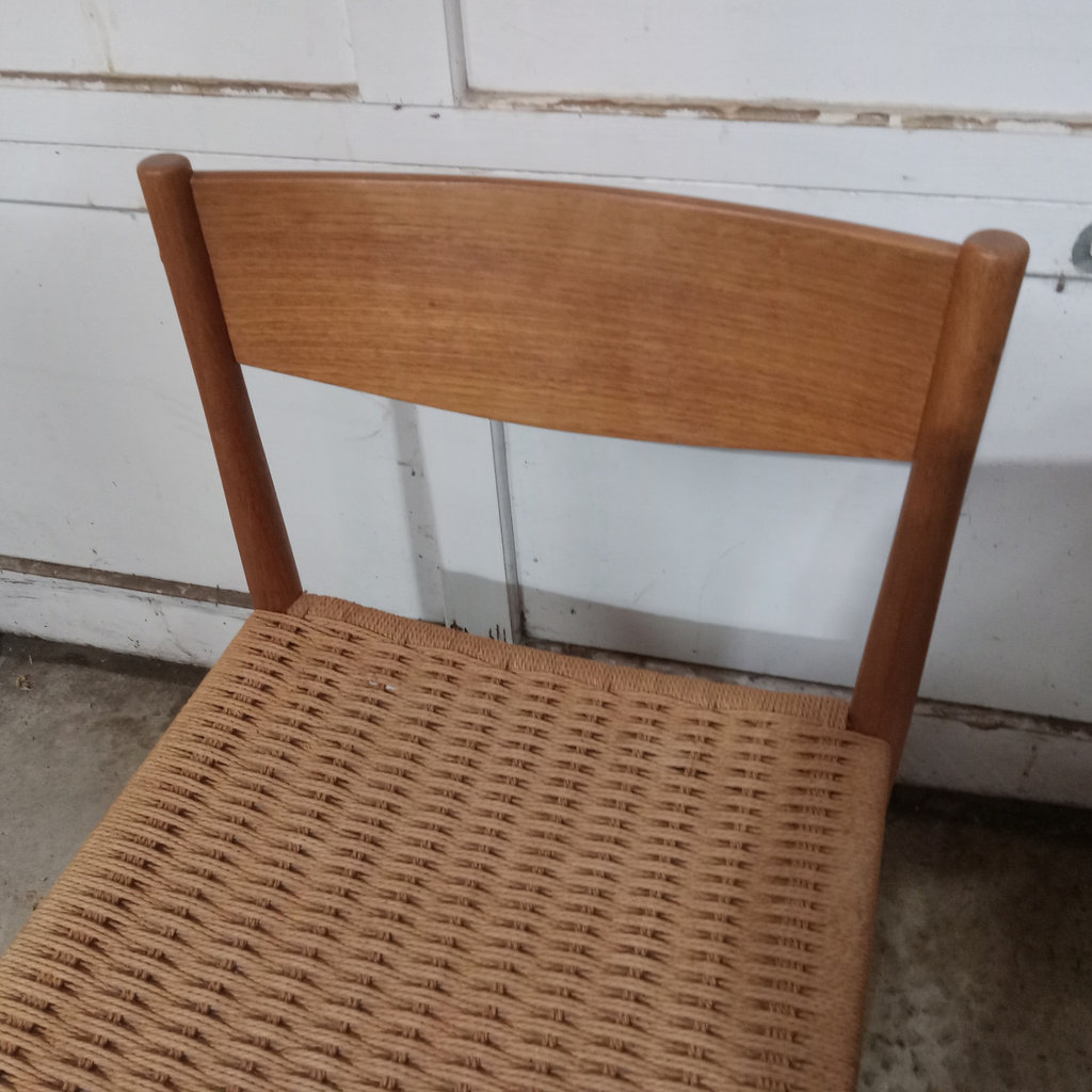 Danish Modern Teak Desk & Chair - image 9 of 13