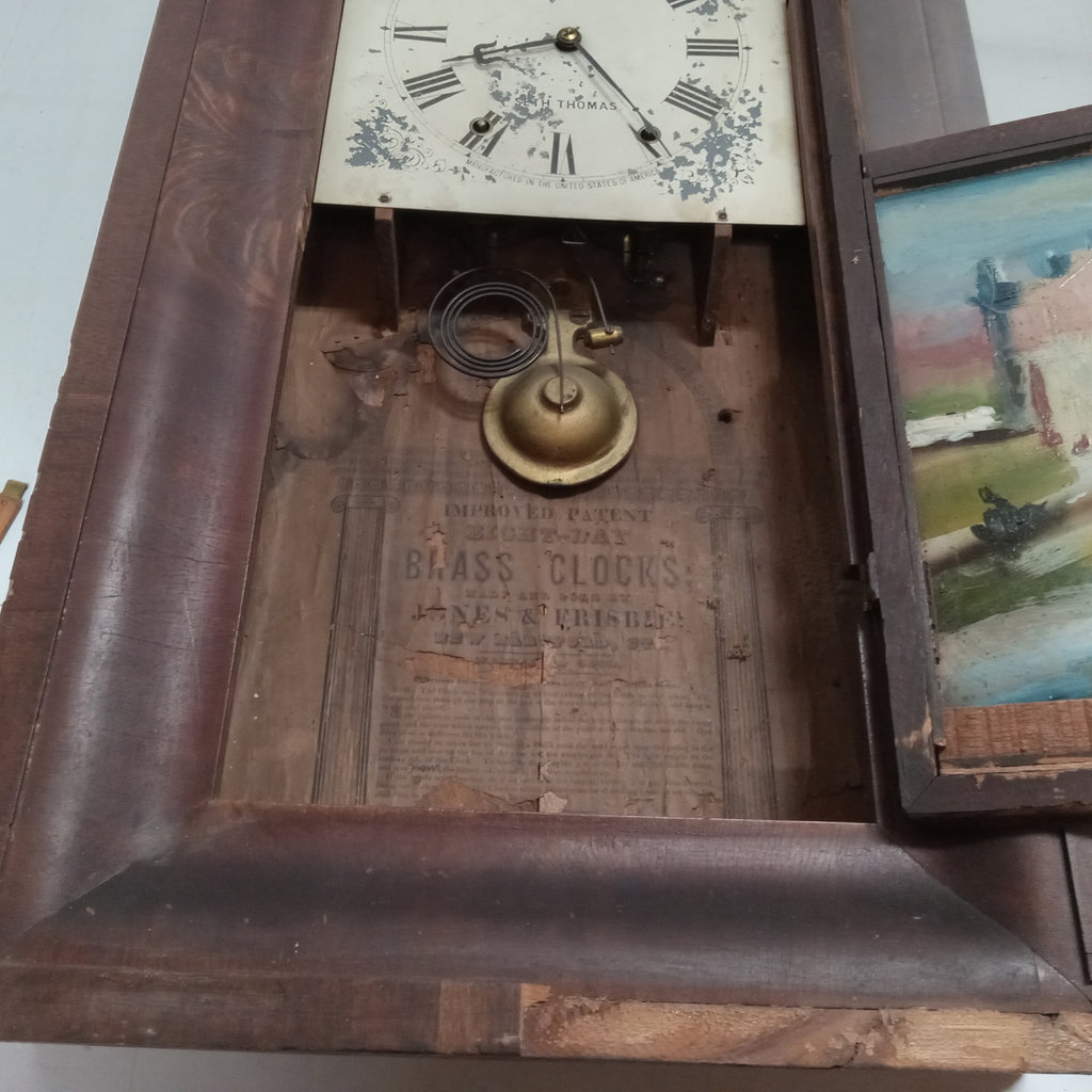 Antique Seth Thomas Eight Day Wall Clock - image 13 of 18