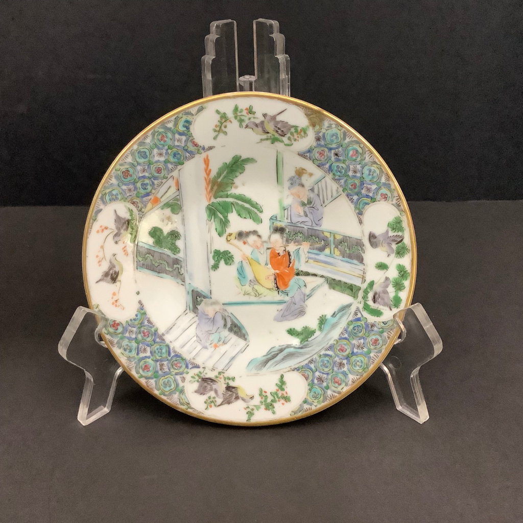 Small Imari Bowl and Asian Plate - image 7 of 9