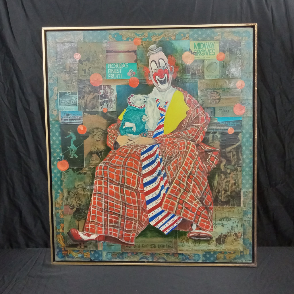 The Clown/Tribute to Lou Jacobs Collage by Moore - image 2 of 17