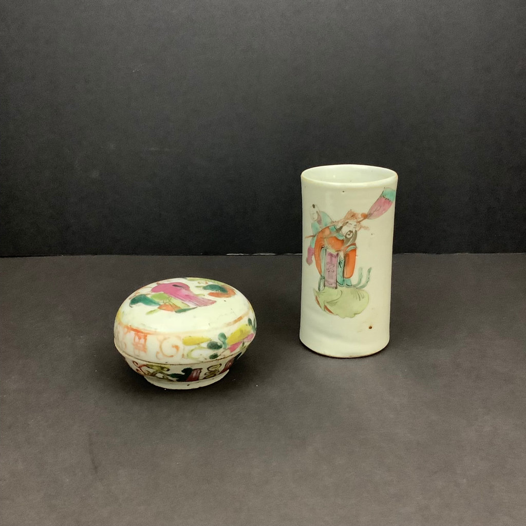 Antique Chinese Pen Holder and Box - image 1 of 10