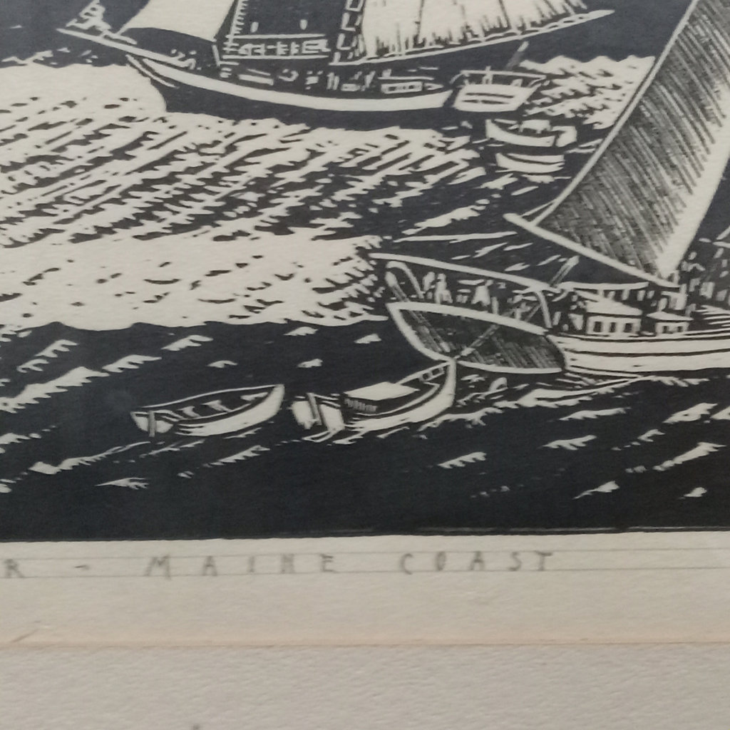 Carrol Thayer Berry Framed Wood Engravngs - image 6 of 15