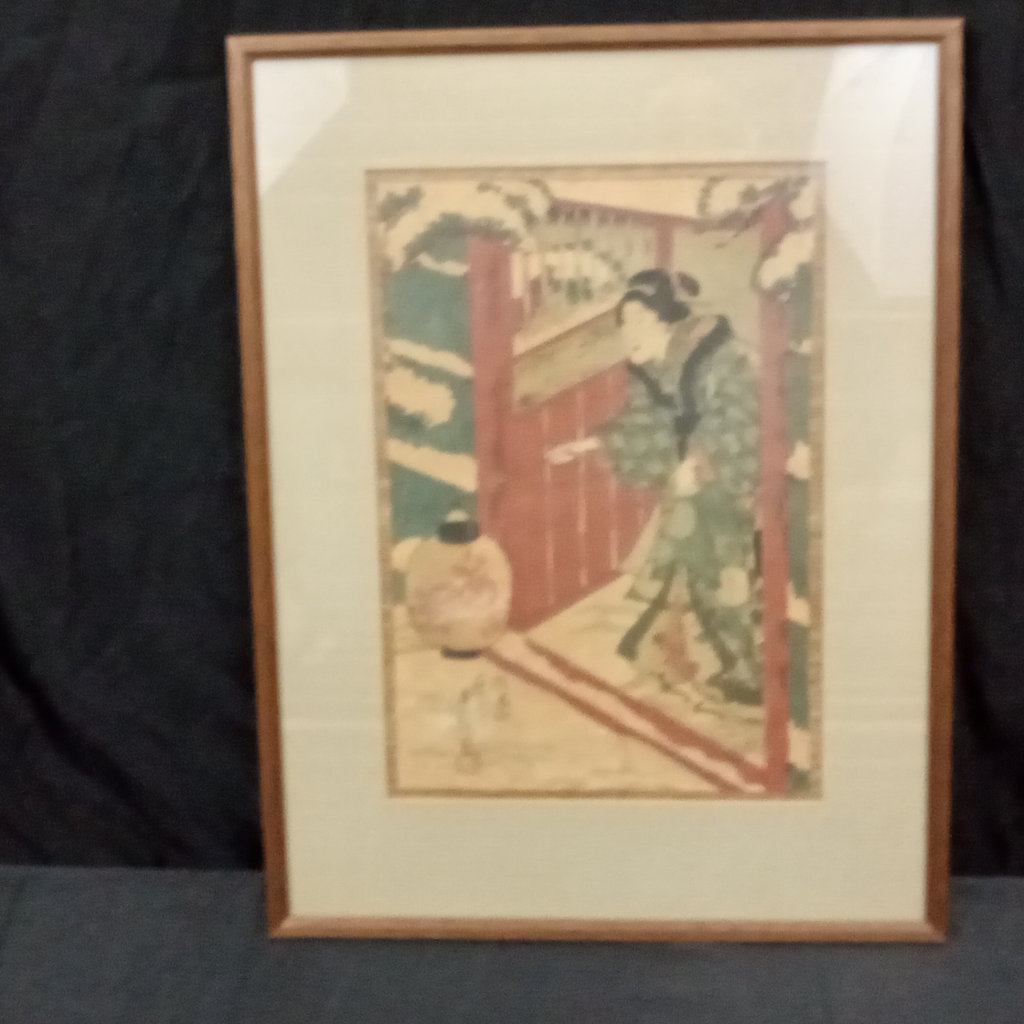 Japanese Cortesan Woodblock Prints - image 19 of 24
