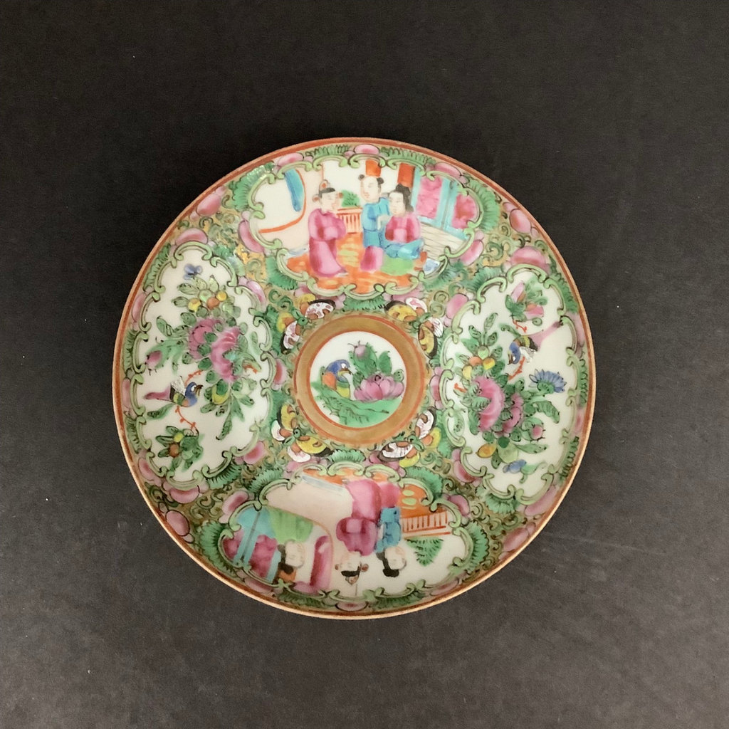 Late 1800s Rose Medallion Dishes - image 5 of 14