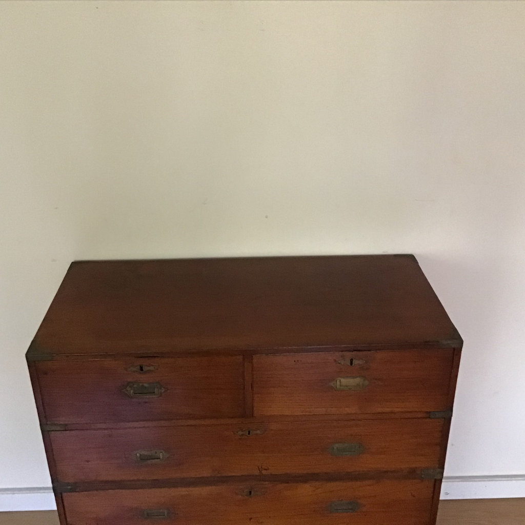 Vintage 2-Piece Campaign Chest - image 3 of 12