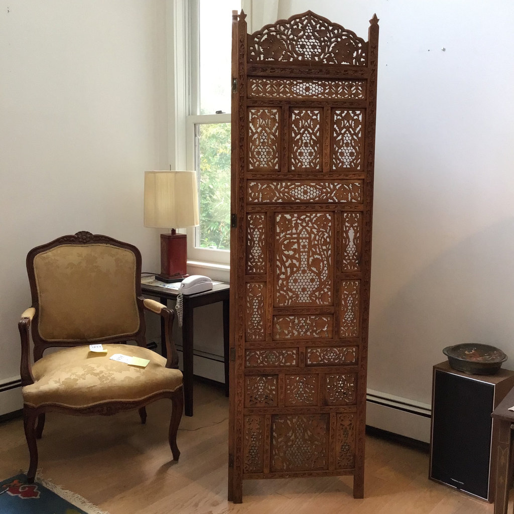 Wooden Carved Moroccan Screen  - image 2 of 9