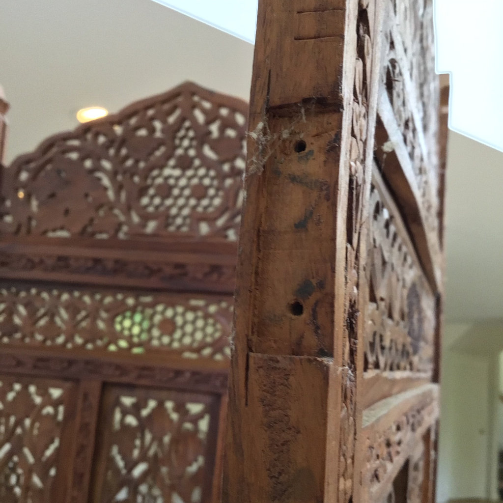 Wooden Carved Moroccan Screen  - image 7 of 9
