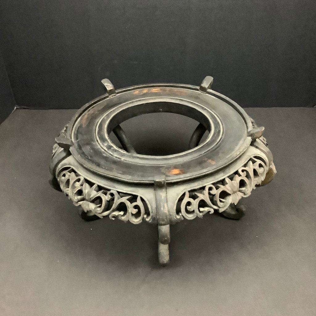 Antique Famille Rose Bowl w/ Stand - image 9 of 10
