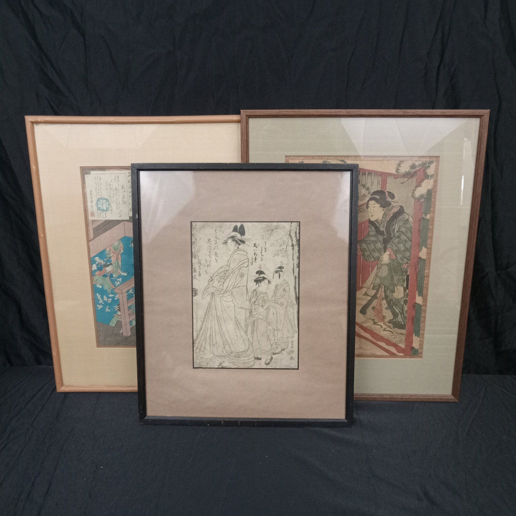 Japanese Cortesan Woodblock Prints - image 1 of 24