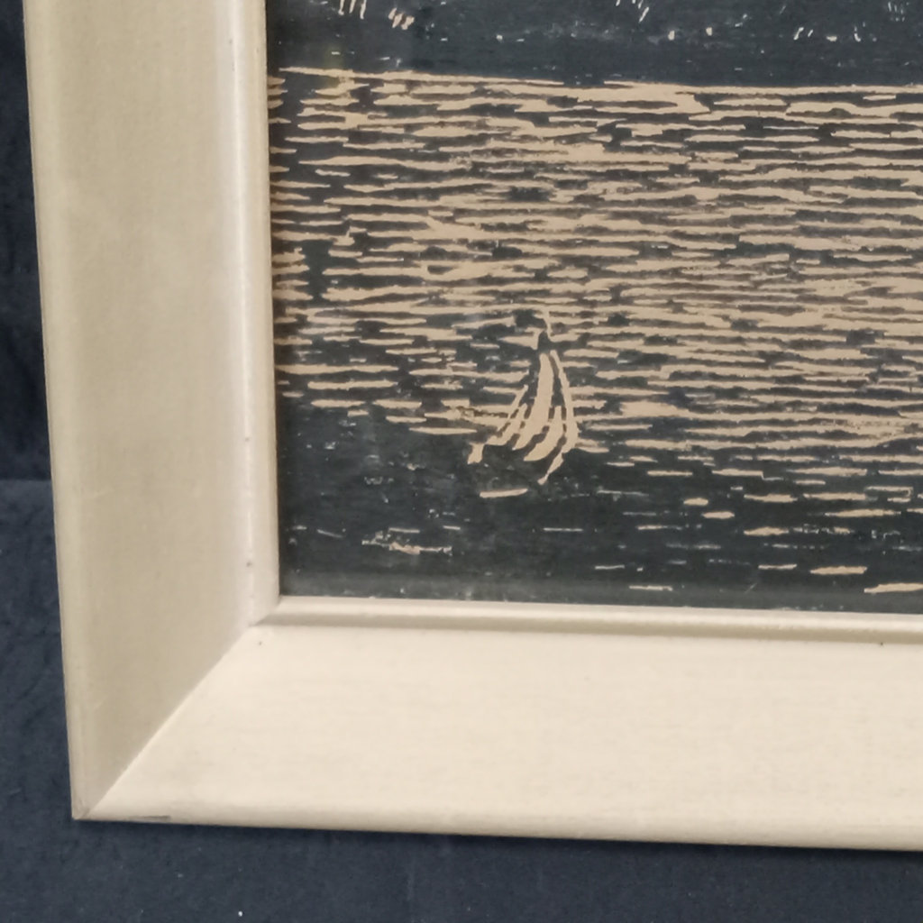 Savio Framed Woodblock Print - image 3 of 9
