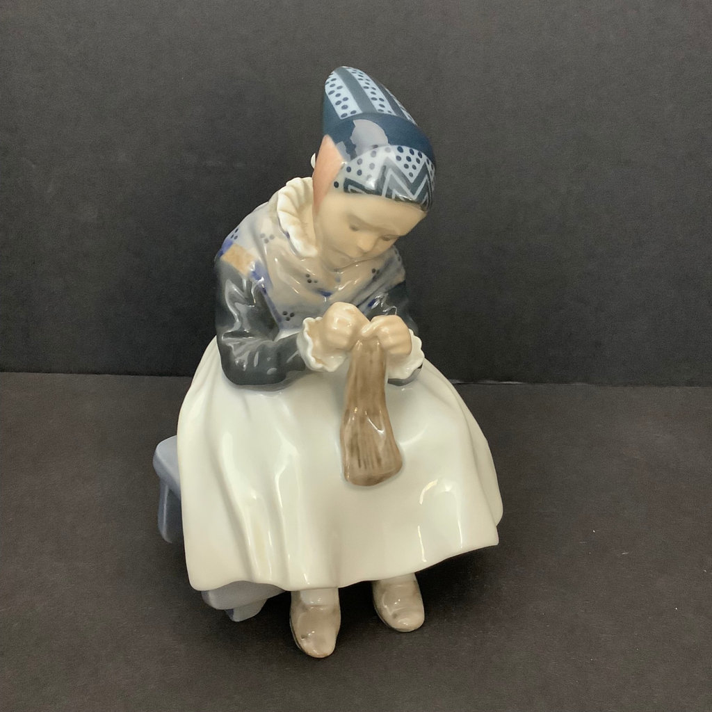 Royal Copenhagen Amager Girl Figurine - image 1 of 5