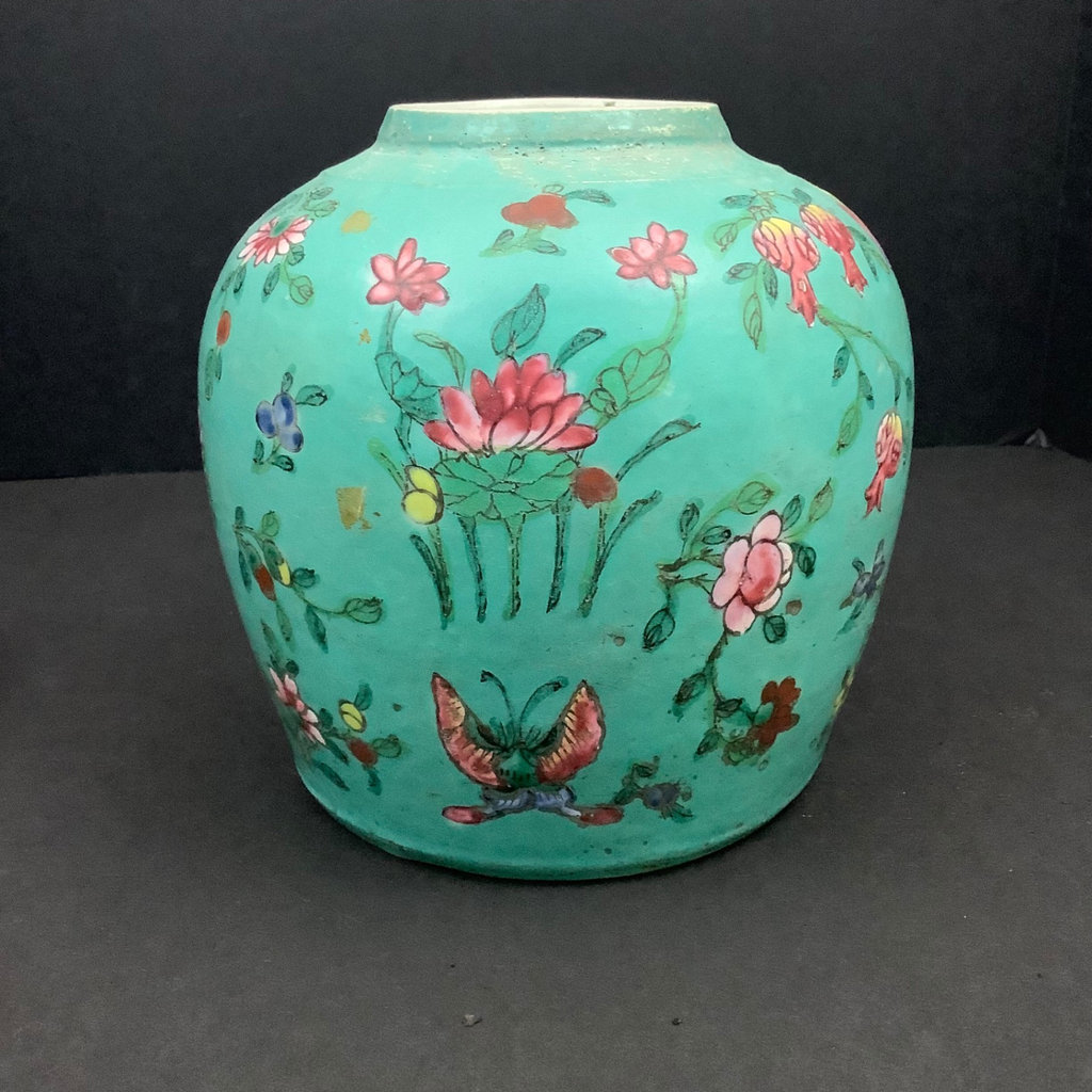 Antique Famille Rose Ginger Jar   - image 4 of 7