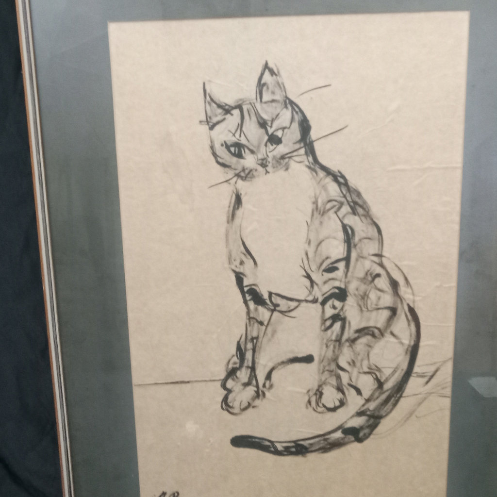 Framed Cat Print - image 3 of 7