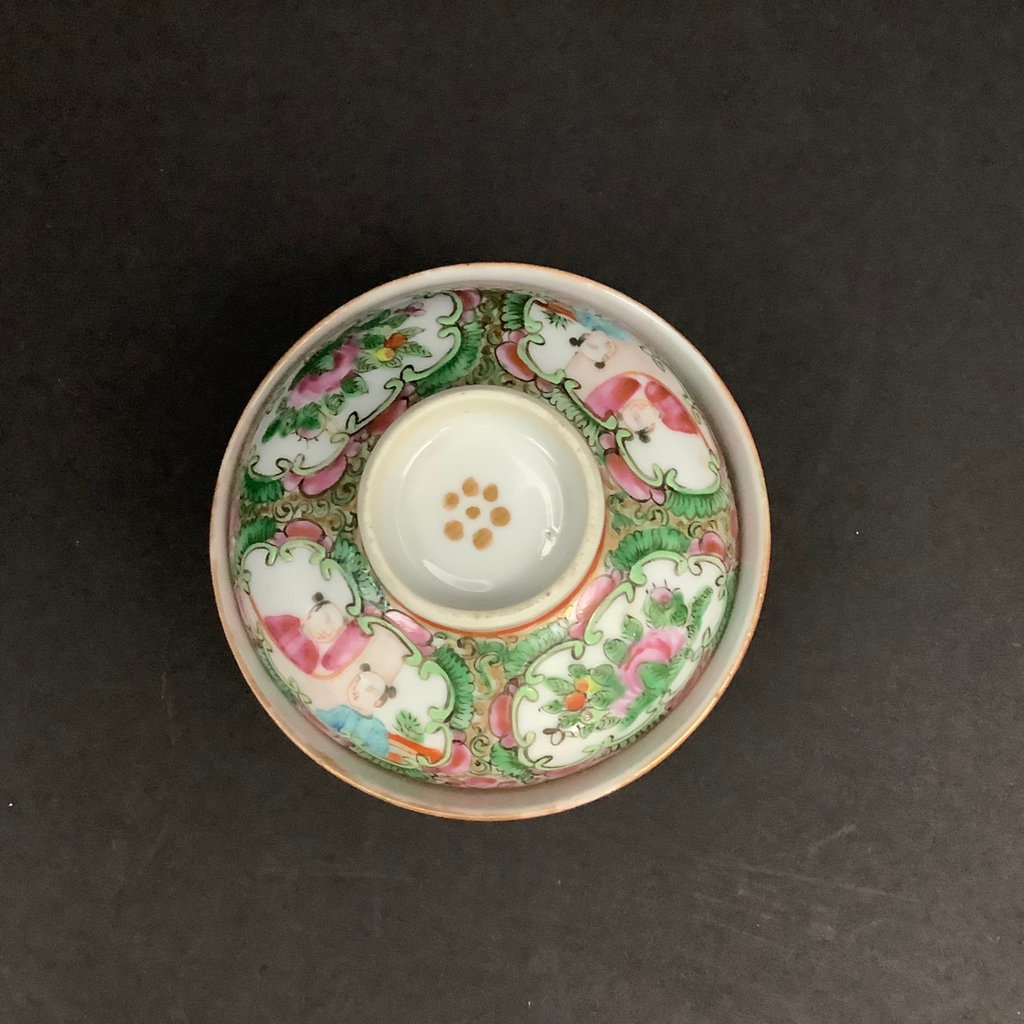 Late 1800s Rose Medallion Dishes - image 8 of 14